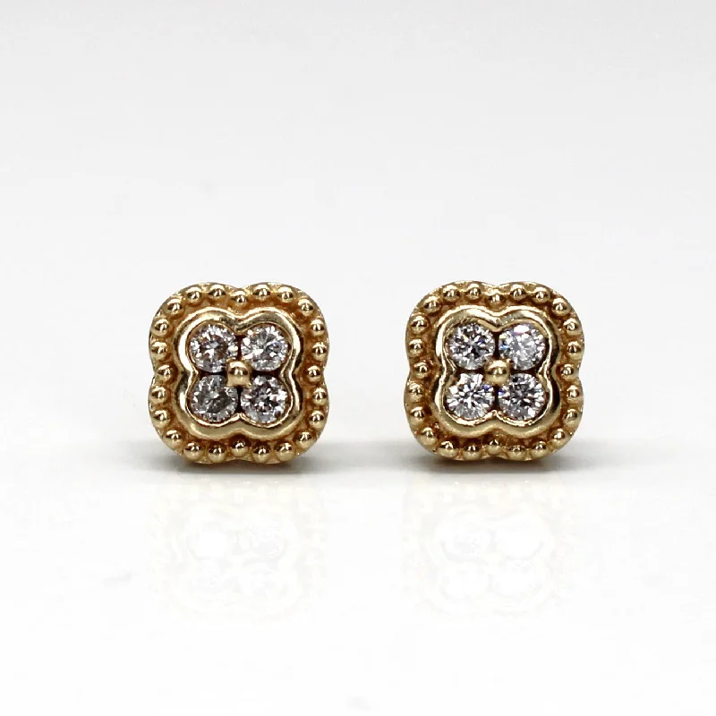Last Chance To Shop High-End Jewelry At Markdown Prices Cluster Diamond Stud Earrings | 0.20ctw | Last Chance To Shop High-End Jewelry At Markdown Prices Cluster Diamond Stud Earrings | 0.20ctw |