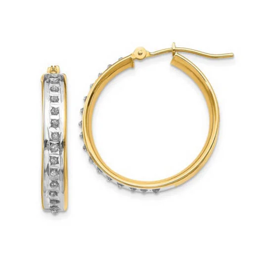 Exclusive Jewelry Discounts – Shop Now For Savings Diamond Fascination 14KT Yellow Gold 20MM Diamond Accent Hoop Earrings Exclusive Jewelry Discounts – Shop Now For Savings Diamond Fascination 14KT Yellow Gold 20MM Diamond Accent Hoop Earrings