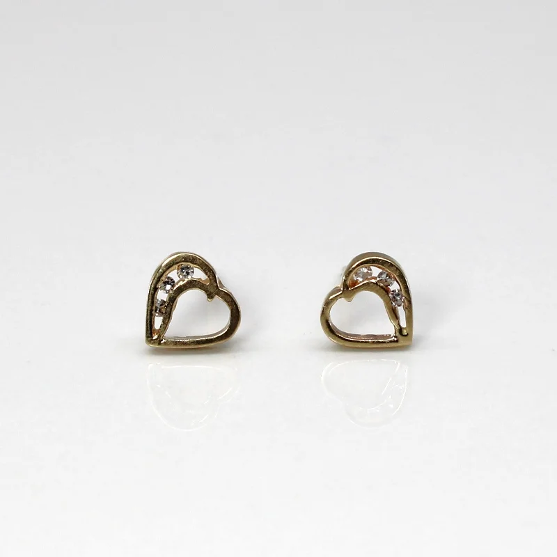 Jewelry Flash Sale – Stylish Designs At Unbeatable Rates Diamond Heart Stud Earrings | 0.03ctw | Jewelry Flash Sale – Stylish Designs At Unbeatable Rates Diamond Heart Stud Earrings | 0.03ctw |