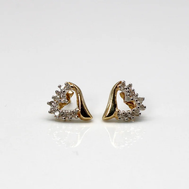 Fashion-Forward Jewelry At Exclusive Discounts Diamond Heart Stud Earrings | 0.11ctw | Fashion-Forward Jewelry At Exclusive Discounts Diamond Heart Stud Earrings | 0.11ctw |