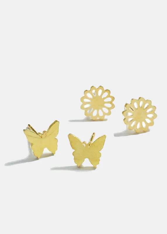 Luxury Meets Affordability – Jewelry Sale Now Live Flower and Butterfly Stud Earrings Luxury Meets Affordability – Jewelry Sale Now Live Flower and Butterfly Stud Earrings