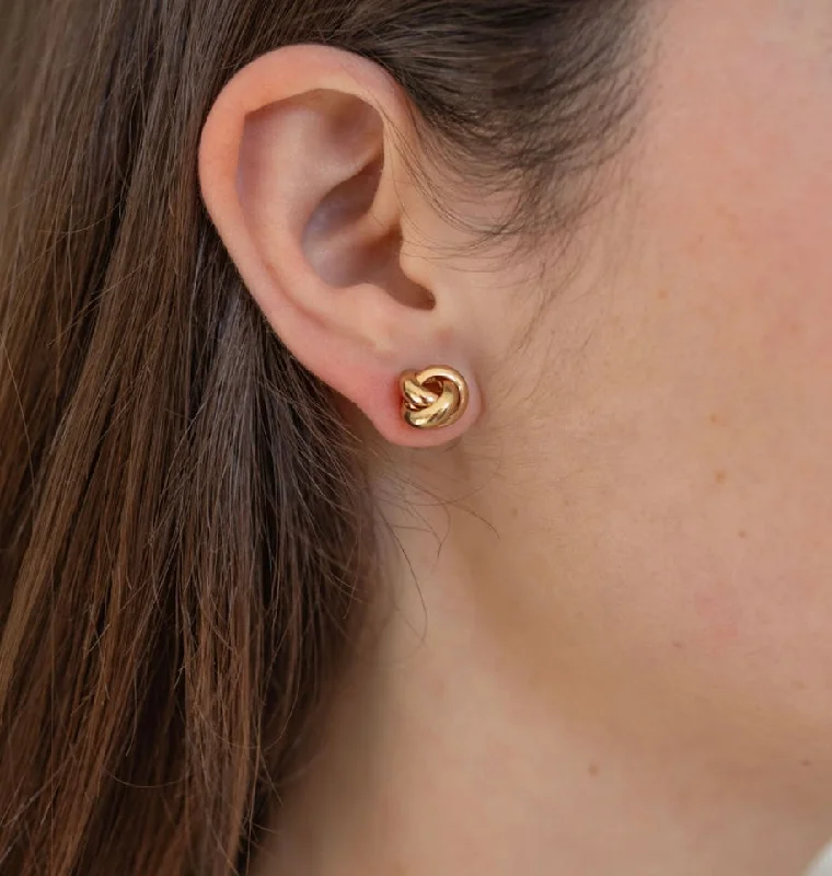 High-End Sparkle, Low-End Prices – Jewelry Sale Live Love Knot Studs