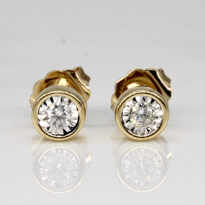 Shop Dazzling Jewelry With Special Promotional Discounts Illusion Set Diamond Stud Earrings | 0.10ctw | Shop Dazzling Jewelry With Special Promotional Discounts Illusion Set Diamond Stud Earrings | 0.10ctw |
