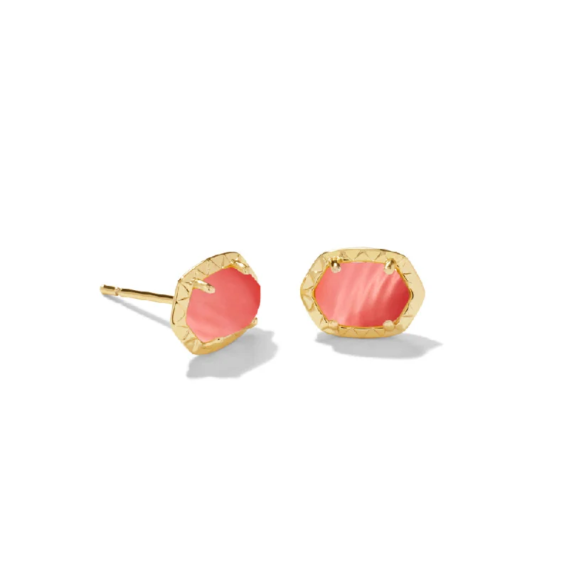 Fashion-Forward Jewelry At Incredible Prices Kendra Scott Daphne Stud Earrings In Coral Pink Mother Of Pearl Fashion-Forward Jewelry At Incredible Prices Kendra Scott Daphne Stud Earrings In Coral Pink Mother Of Pearl