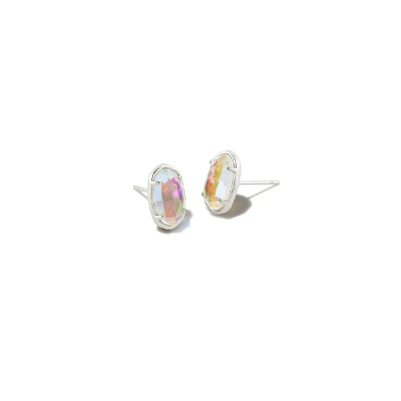 Limited-Stock Jewelry Clearance – Grab Your Favorites Now Kendra Scott Grayson Silver Stud Earrings in Dichroic Glass Limited-Stock Jewelry Clearance – Grab Your Favorites Now Kendra Scott Grayson Silver Stud Earrings in Dichroic Glass