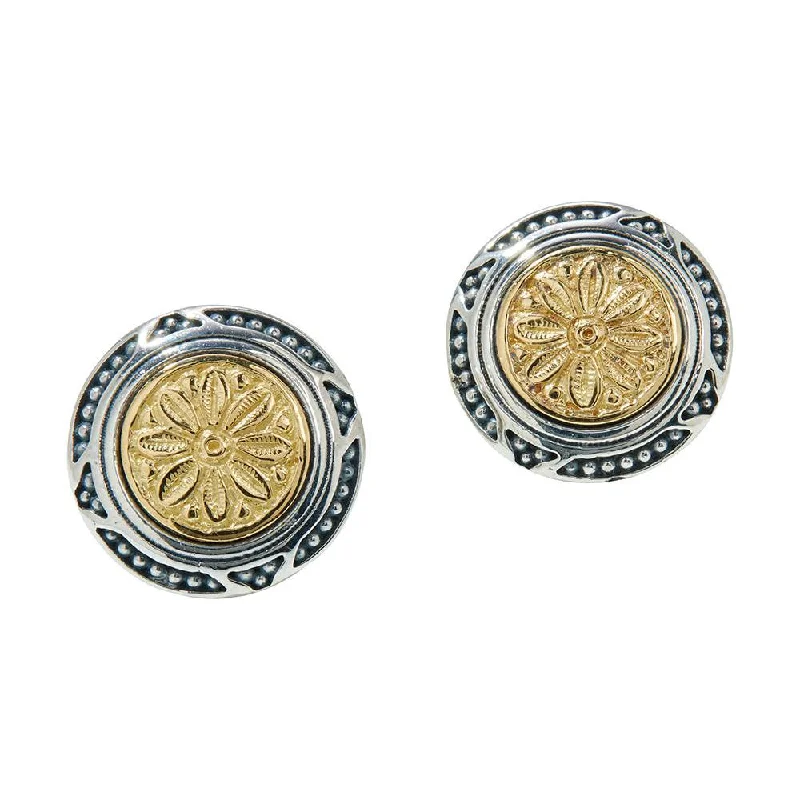 Bestselling Jewelry At Special Promotional Rates Konstantino Dome Two-Tone Stud Earrings Bestselling Jewelry At Special Promotional Rates Konstantino Dome Two-Tone Stud Earrings