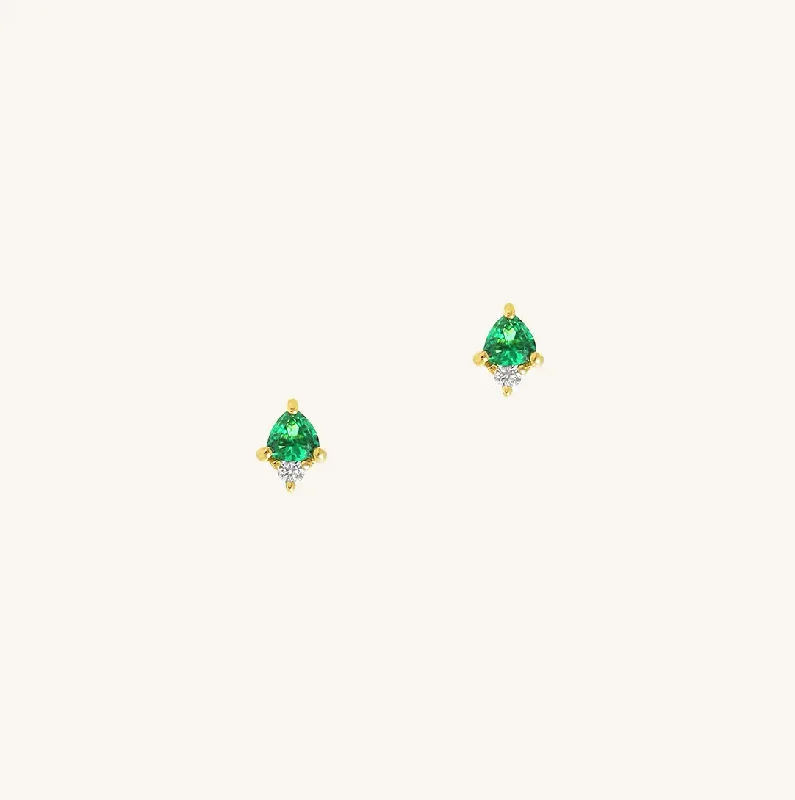 Jewelry Deals That Outshine The Rest May Emerald Birthstone Studs