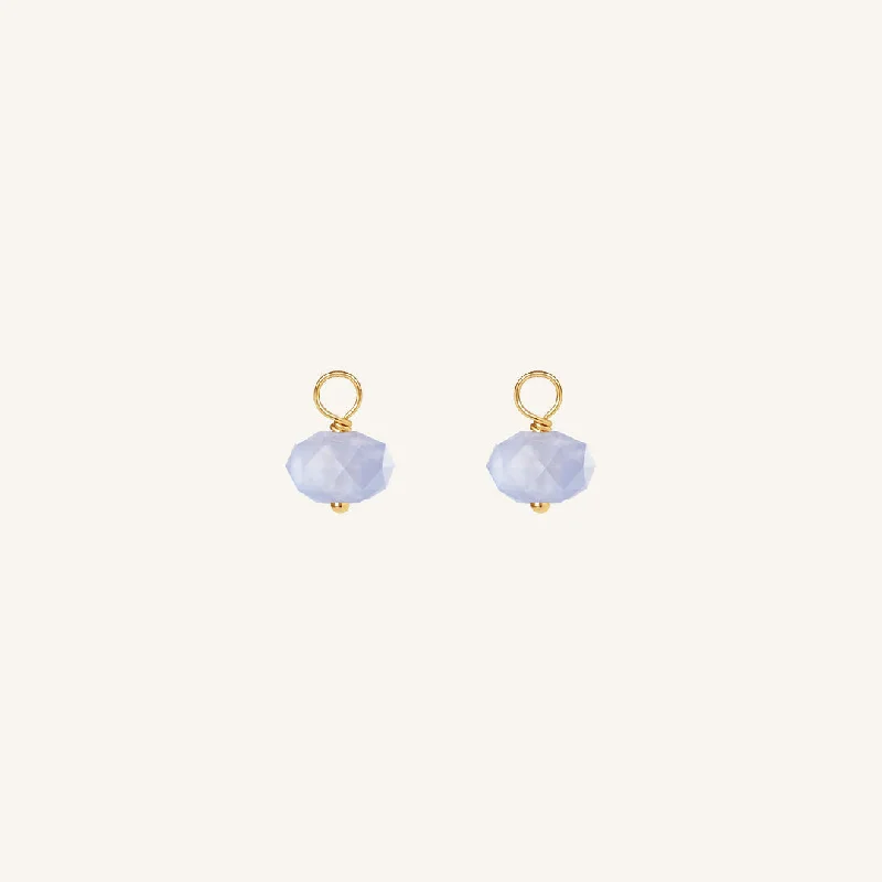 Luxury Meets Affordability – Jewelry Sale Live Now Opulent Blue Lace Agate Hoop Charm - Stone of Loyalty (Set of 2) Luxury Meets Affordability – Jewelry Sale Live Now Opulent Blue Lace Agate Hoop Charm - Stone of Loyalty (Set of 2)