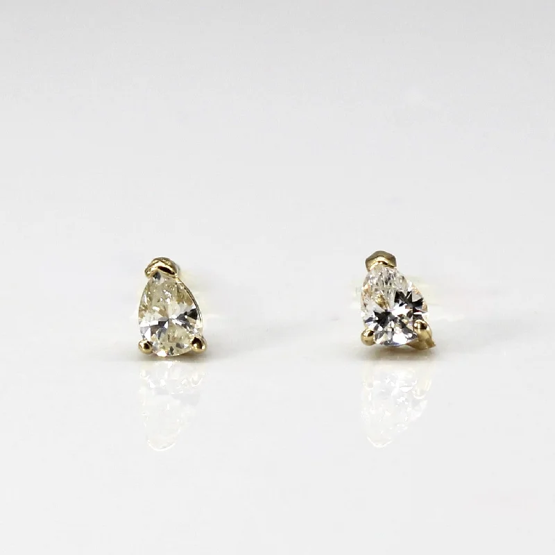 Handcrafted Jewelry Sale – Unique Designs At Low Prices Pear Diamond Stud Earrings | 0.28ctw | Handcrafted Jewelry Sale – Unique Designs At Low Prices Pear Diamond Stud Earrings | 0.28ctw |