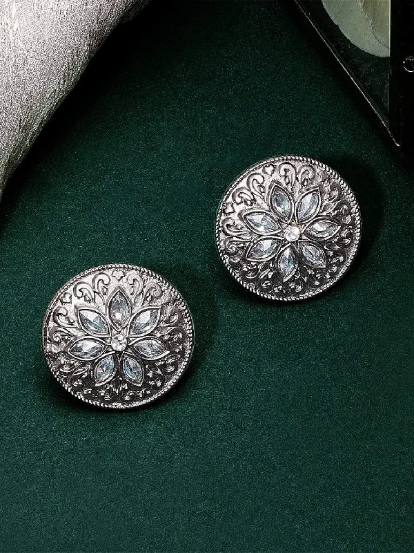 Modern Jewelry At Exclusive Discounts – Shop Today Rubans Silver Plated Stud Earrings Modern Jewelry At Exclusive Discounts – Shop Today Rubans Silver Plated Stud Earrings