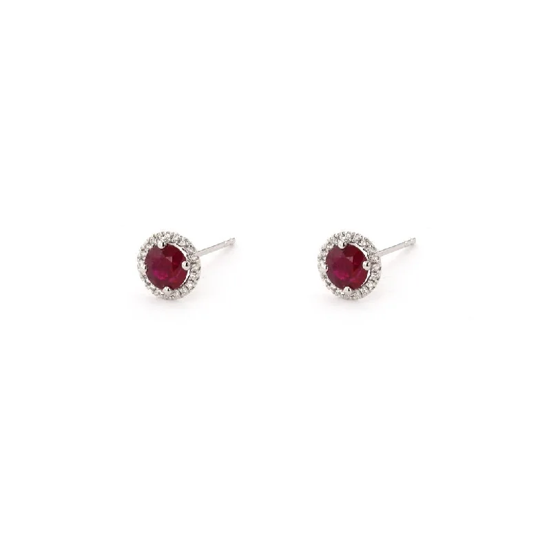 Exclusive Jewelry Offers – Sparkle For Less Ruby & Diamond Halo Stud Earrings | M10278851 Exclusive Jewelry Offers – Sparkle For Less Ruby & Diamond Halo Stud Earrings | M10278851