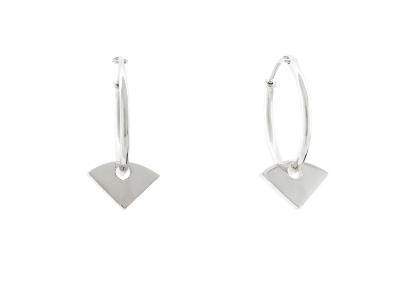 Jewelry Clearance – Final Chance To Save Big E14 Arc Hoop Earring, Sterling Silver Jewelry Clearance – Final Chance To Save Big E14 Arc Hoop Earring, Sterling Silver