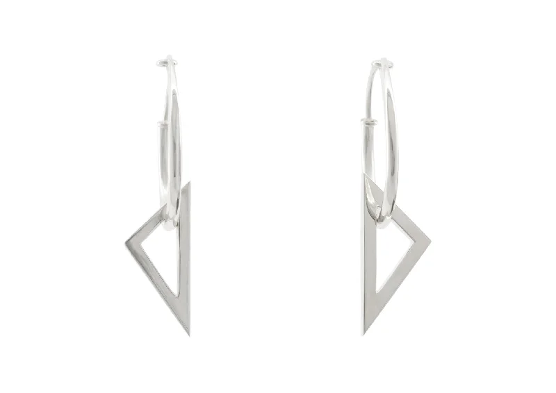 Exclusive Jewelry Sale – Grab Timeless Pieces Now E32 Open Triangle Hoop Earrings, Sterling Silver Exclusive Jewelry Sale – Grab Timeless Pieces Now E32 Open Triangle Hoop Earrings, Sterling Silver