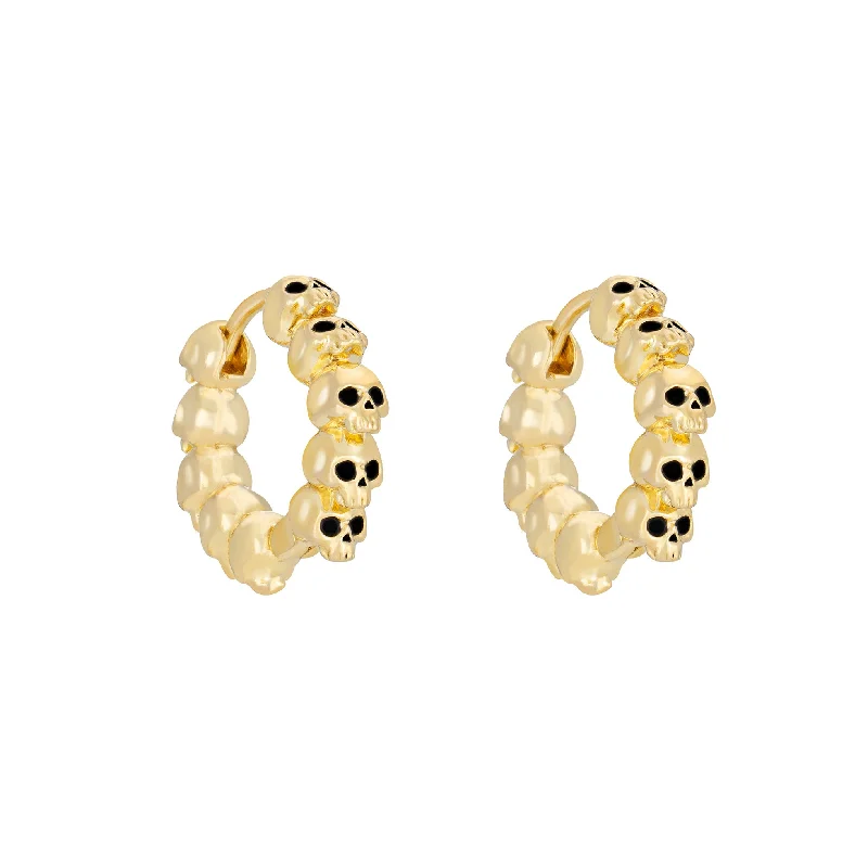 Premium Diamond Jewelry At Once-In-A-Lifetime Discounts Skull Hoops