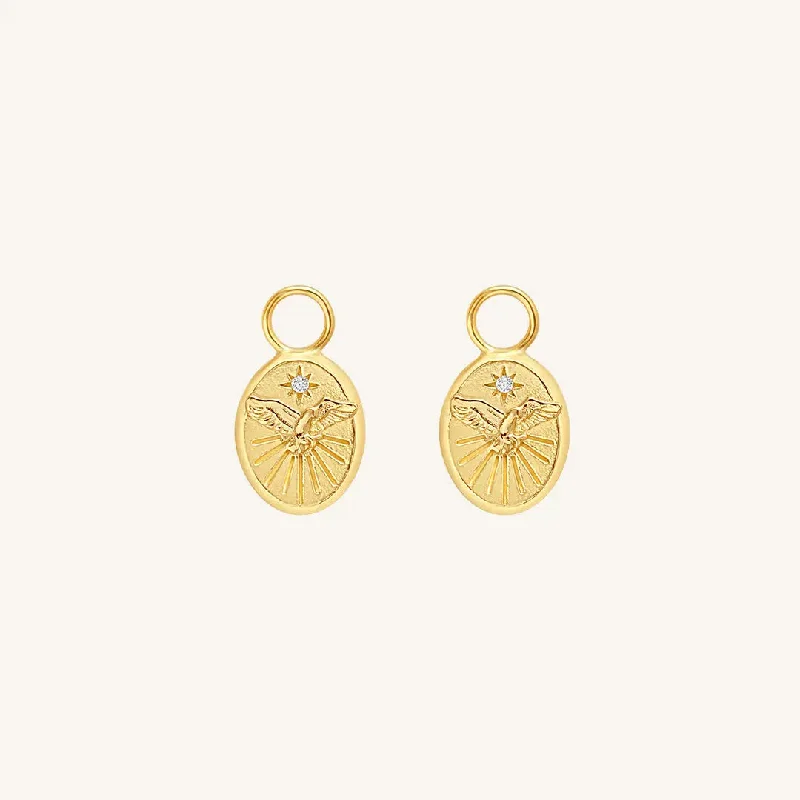 Fine Jewelry, Limited-Time Offers Available Soar Hawk Hoop Charm (Set of 2)