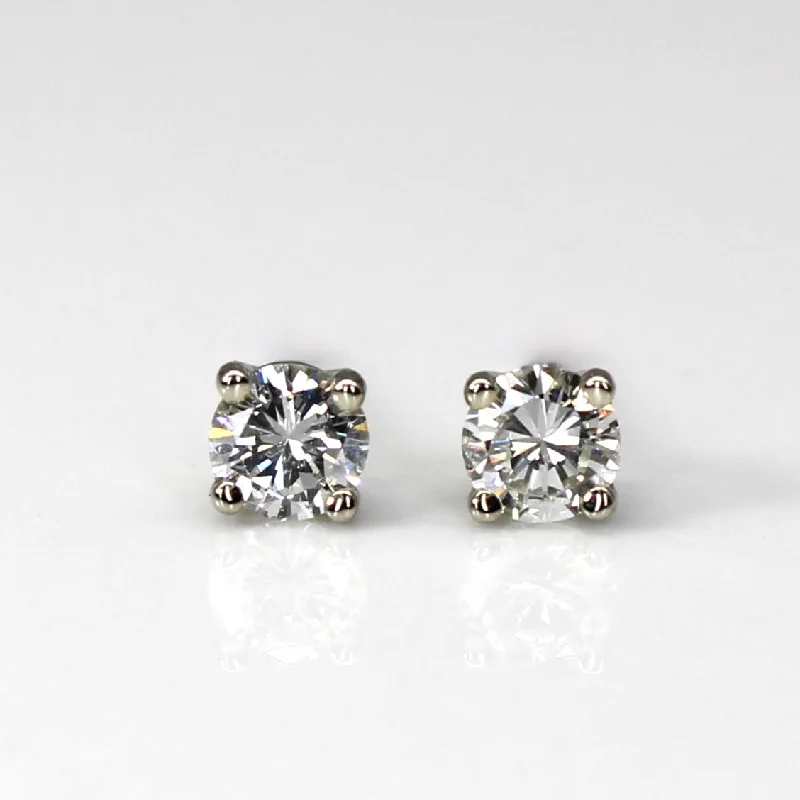 Special Offers On Handcrafted And Designer Jewelry '100 Ways' Diamond Stud Earrings | 0.43ctw | Special Offers On Handcrafted And Designer Jewelry '100 Ways' Diamond Stud Earrings | 0.43ctw |