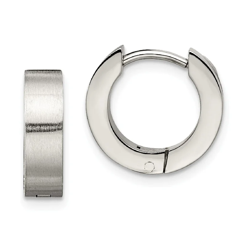 Exclusive Gemstone Jewelry Markdowns – Shop Now Stainless Steel Brushed & Polished Round Hinged Hoop Earrings Exclusive Gemstone Jewelry Markdowns – Shop Now Stainless Steel Brushed & Polished Round Hinged Hoop Earrings