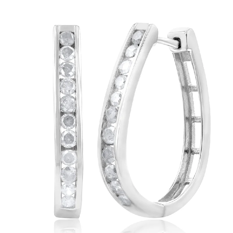 Stunning Jewelry Pieces At The Lowest Prices Ever Sterling Silver 1 Carat Diamond Hoop Earrings Stunning Jewelry Pieces At The Lowest Prices Ever Sterling Silver 1 Carat Diamond Hoop Earrings