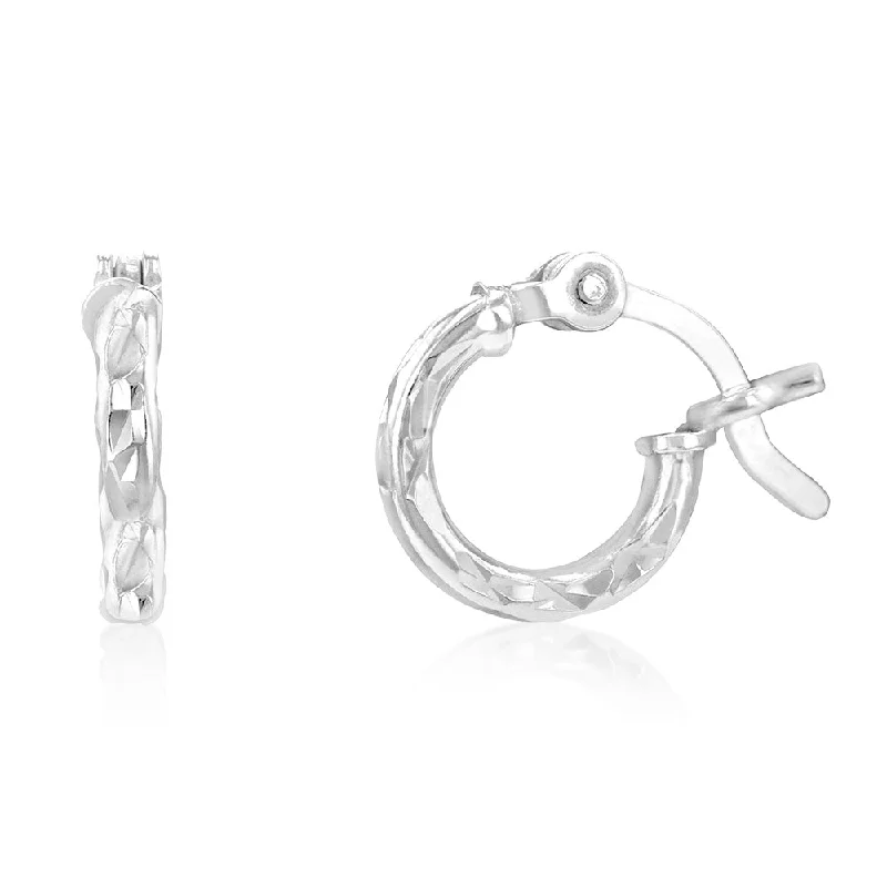 Shine Without Limits – Jewelry Sale Happening Now Sterling Silver Diamond Cut 10mm Hoop Earrings Shine Without Limits – Jewelry Sale Happening Now Sterling Silver Diamond Cut 10mm Hoop Earrings