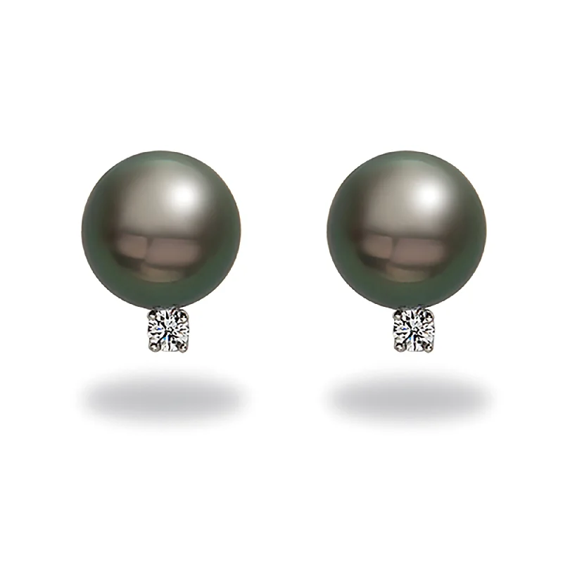 Elegant Jewelry, Exclusive Prices – Shop Now Tara 8-9mm Tahitian Pearl and Diamond Stud Earrings Elegant Jewelry, Exclusive Prices – Shop Now Tara 8-9mm Tahitian Pearl and Diamond Stud Earrings