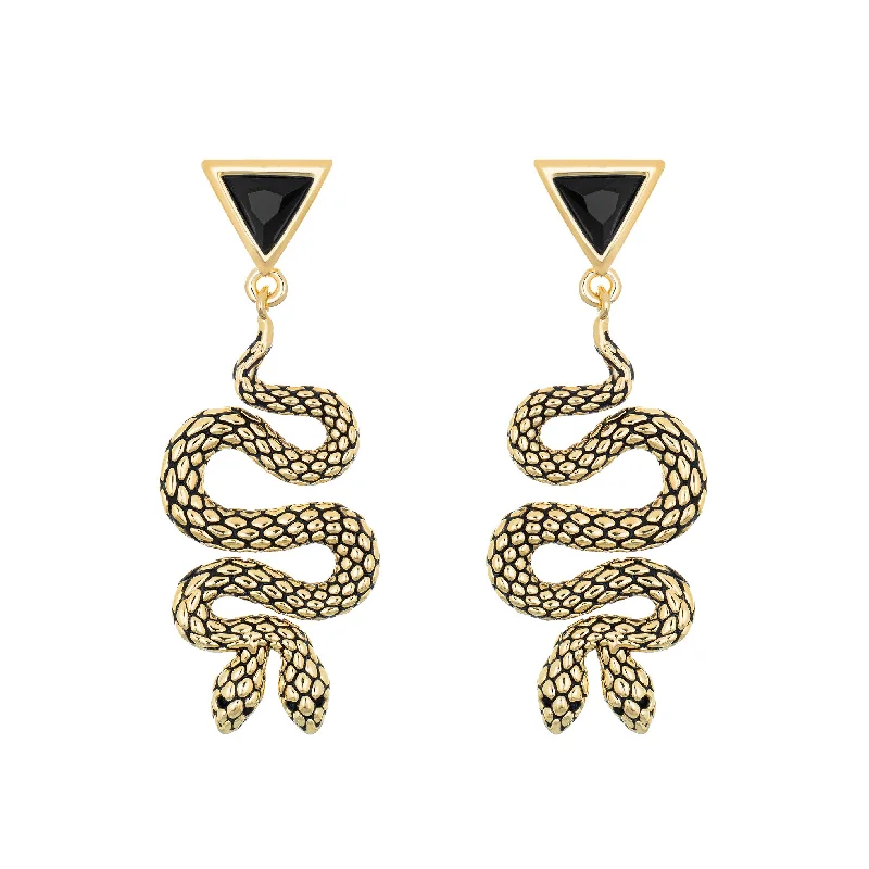 Make Every Moment Shine – Jewelry Discounts Available Twin Snake Earrings