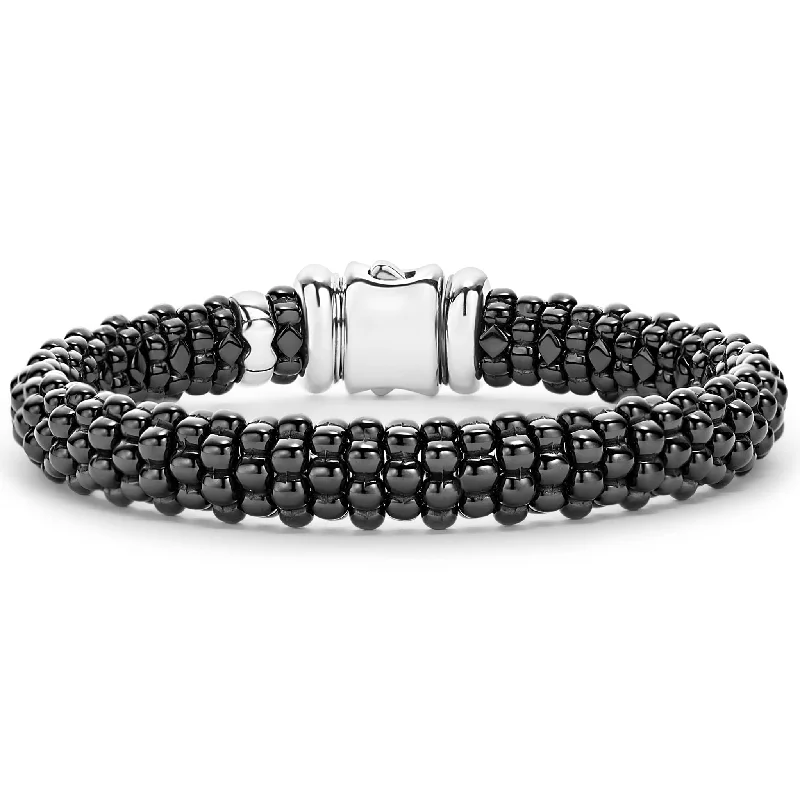 Ceramic Beaded Bracelet | 9mm (Size S)