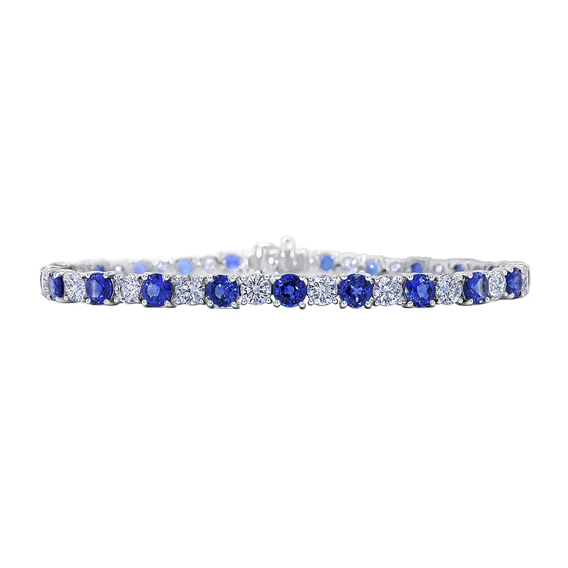 Must-Have Jewelry At Unbelievable Discounts Blue Sapphire & Diamond Bracelet