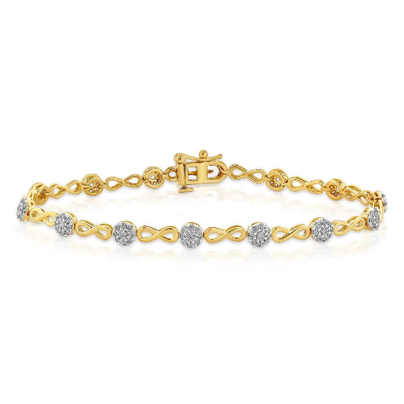 Jewelry Deals That Sparkle – Shop Today 10K 1.00ct Diamond Bracelet