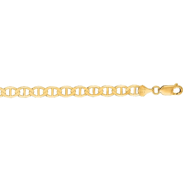 Affordable Luxury Jewelry – Style At A Great Price 14K Gold 6.3mm Mariner Chain