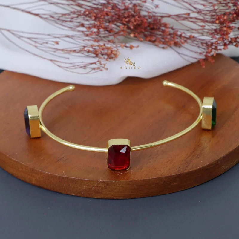 Exclusive Jewelry Sale – Sparkle For Less 3 Square Glossy Bracelet