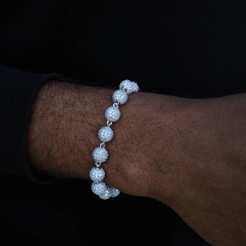 Grab Your Dream Jewelry At The Lowest Prices 8mm Iced Beads Bracelet