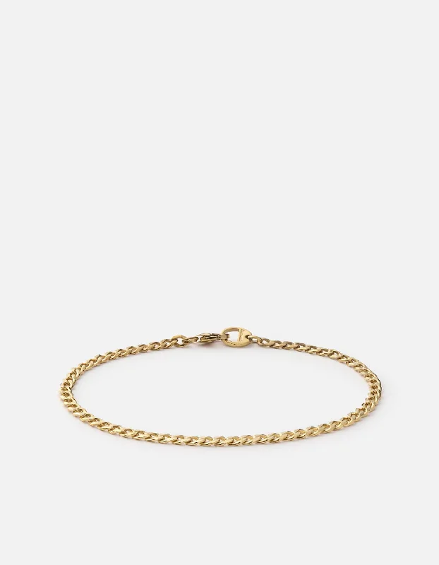 Jewelry Sale Bonanza – Grab Your Sparkle Now Annex Cuban Chain Bracelet II, 14k Gold