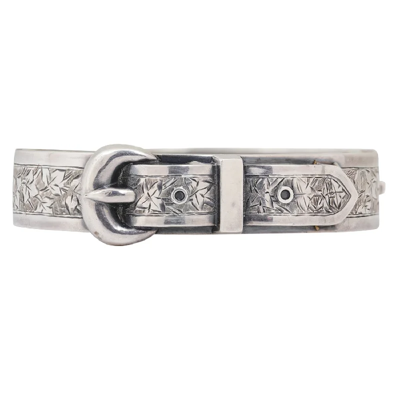 Adjustable Charm Bracelets For A Perfect Fit Antique Silver Belt Buckle Bangle