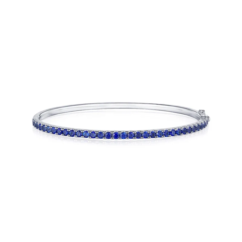 Bestselling Jewelry At Special Promotional Rates Stackable Bangle with Sapphires