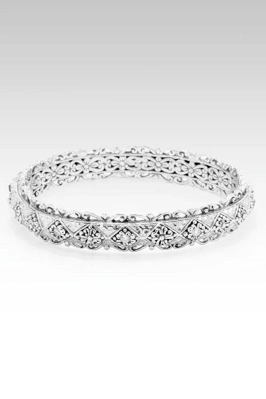 Everyday Jewelry Essentials Now On Sale Blessing Received Bangle™ in Diamond