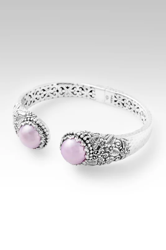 Discover Unique Jewelry With Special Limited-Time Offers Bloom Where You are Planted Tip-to-Tip Bracelet™ in Pink Mabe Pearl