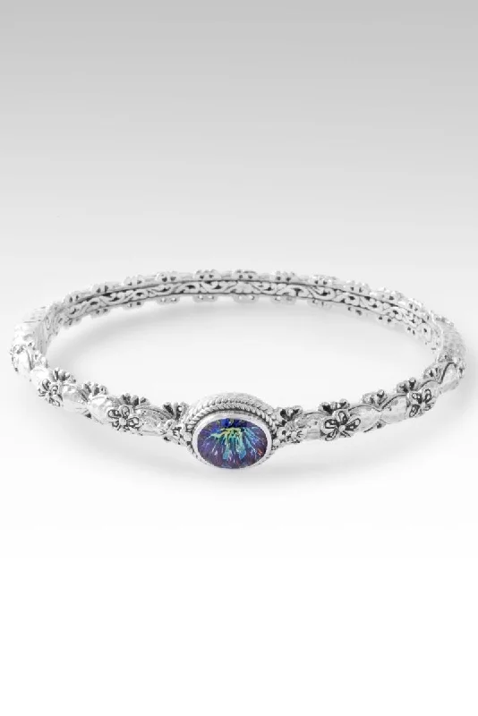 Affordable Glamour – Premium Jewelry For Less Bloom with Kindness Bangle™ in Moonlight™ Mystic Quartz