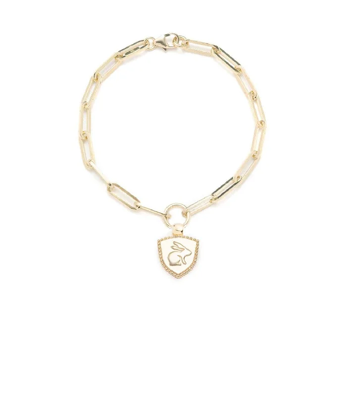 Limited-Time Offer On Elegant Jewelry Pieces Bunny - Love : Classic Fob Clip Chain Bracelet