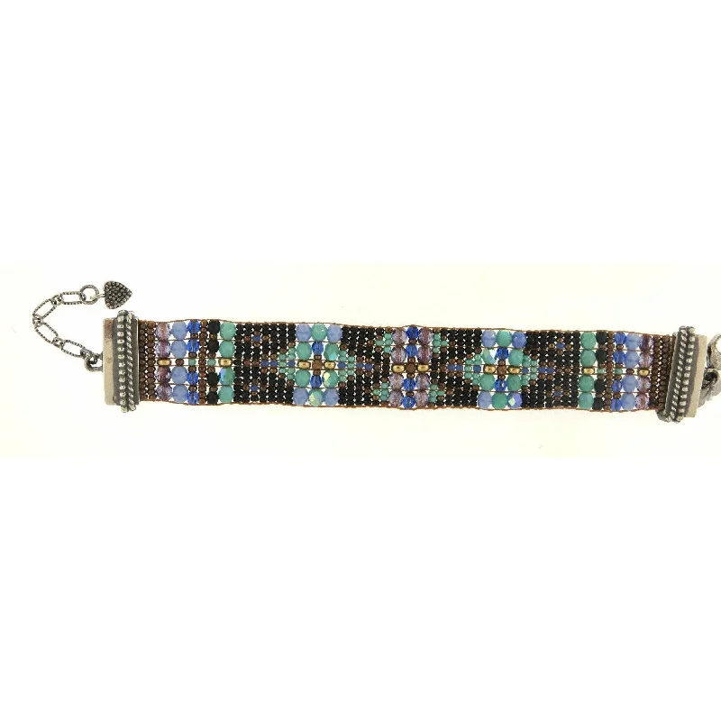 Elevate Your Jewelry Collection With Limited-Time Savings Chili Rose "Golden Black Cross " Silver TIp Bracelet