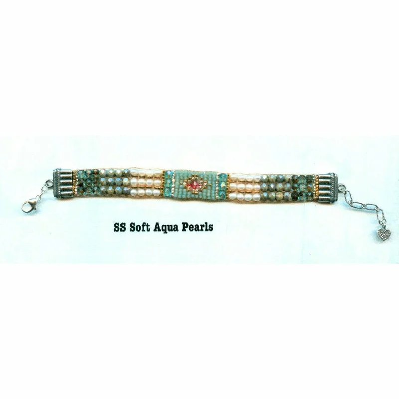 Grab Stylish Jewelry Before The Sale Ends Chili Rose Aqua & Freshwater Pearl Tiffany Bracelet Grab Stylish Jewelry Before The Sale Ends Chili Rose Aqua & Freshwater Pearl Tiffany Bracelet