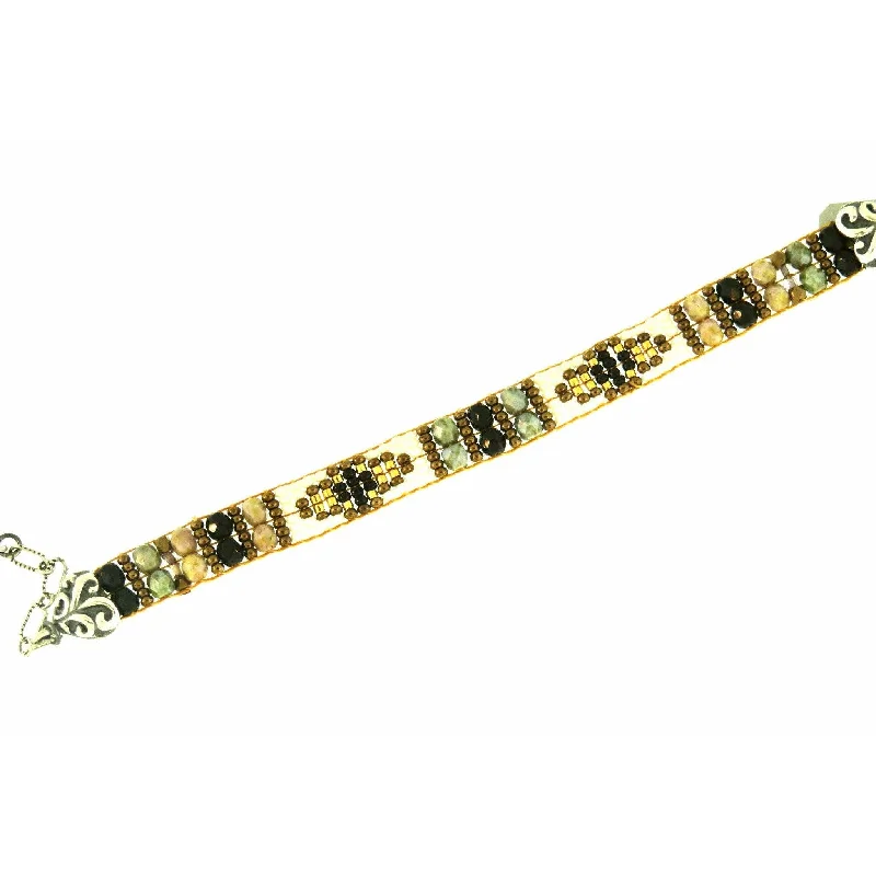 Luxury Meets Affordability – Jewelry Sale Live Now Chili Rose "Tiny Grey Eagles" Bracelet by Adonnah Langer Luxury Meets Affordability – Jewelry Sale Live Now Chili Rose "Tiny Grey Eagles" Bracelet by Adonnah Langer