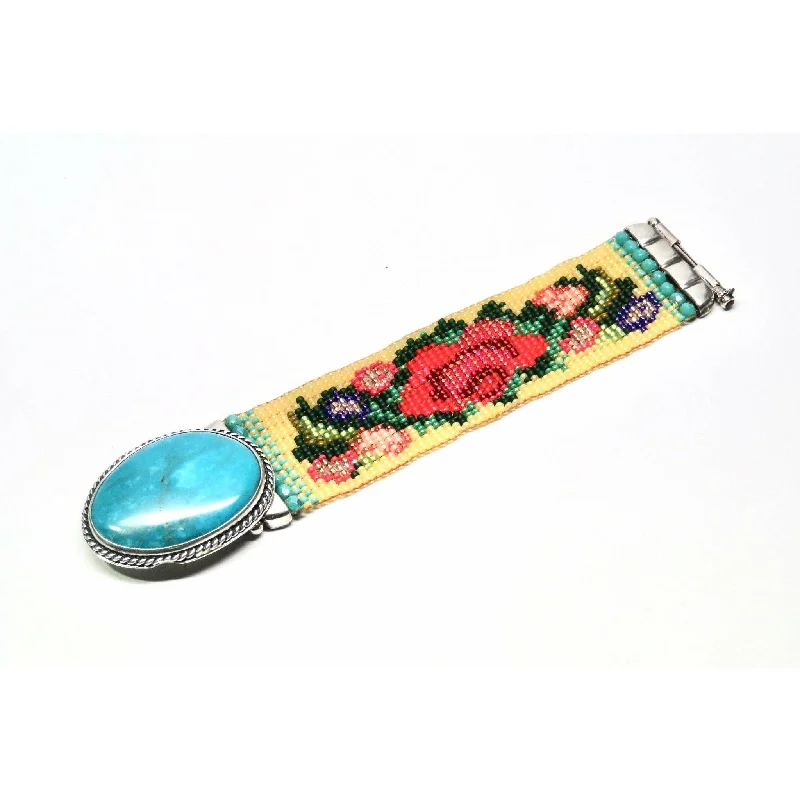 Handcrafted Beauty At Affordable Prices CHILI ROSE "YELLOW ROSE" ARAGON BRACELET 36MM Handcrafted Beauty At Affordable Prices CHILI ROSE "YELLOW ROSE" ARAGON BRACELET 36MM