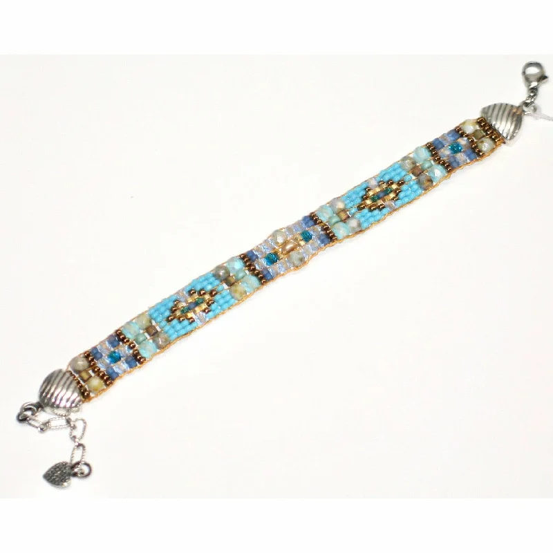 Limited-Time Jewelry Discounts – Shine Without The Splurge Chili Rose Silver Tiny Blue Eyes Stripe Bracelet Limited-Time Jewelry Discounts – Shine Without The Splurge Chili Rose Silver Tiny Blue Eyes Stripe Bracelet