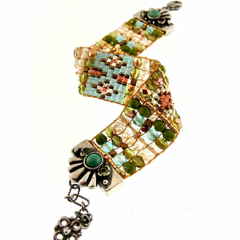 Shop Stylish Jewelry Now And Save Big Chili Rose Pastel SS Laurel  Flower Tip Bracelet
