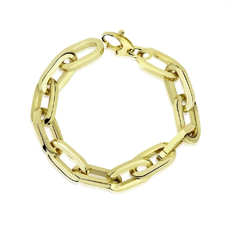 Grab Your Dream Jewelry At The Lowest Prices Meira T 14K Gold Square Oval Link Bracelet Grab Your Dream Jewelry At The Lowest Prices Meira T 14K Gold Square Oval Link Bracelet
