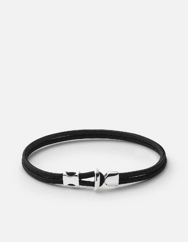 Get The Sparkle You Love At Prices You Adore Orson Loop Bungee Rope Bracelet, Sterling Silver
