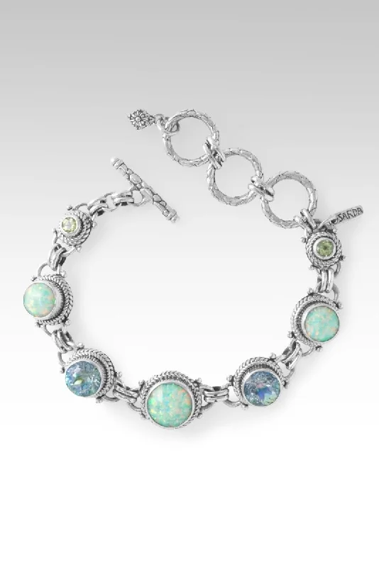 Don't Miss Our Biggest Jewelry Sale Of The Season Courage to Trust Bracelet II™ in Green Tea Simulated Opal