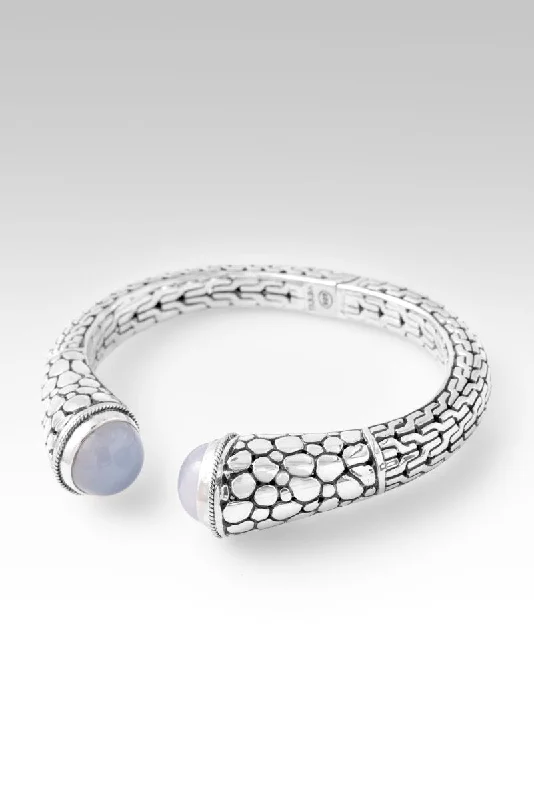 Special Sale On Handcrafted Jewelry – Shop Today Deep Reflection Tip-to-Tip Bracelet™ in Blue Chalcedony
