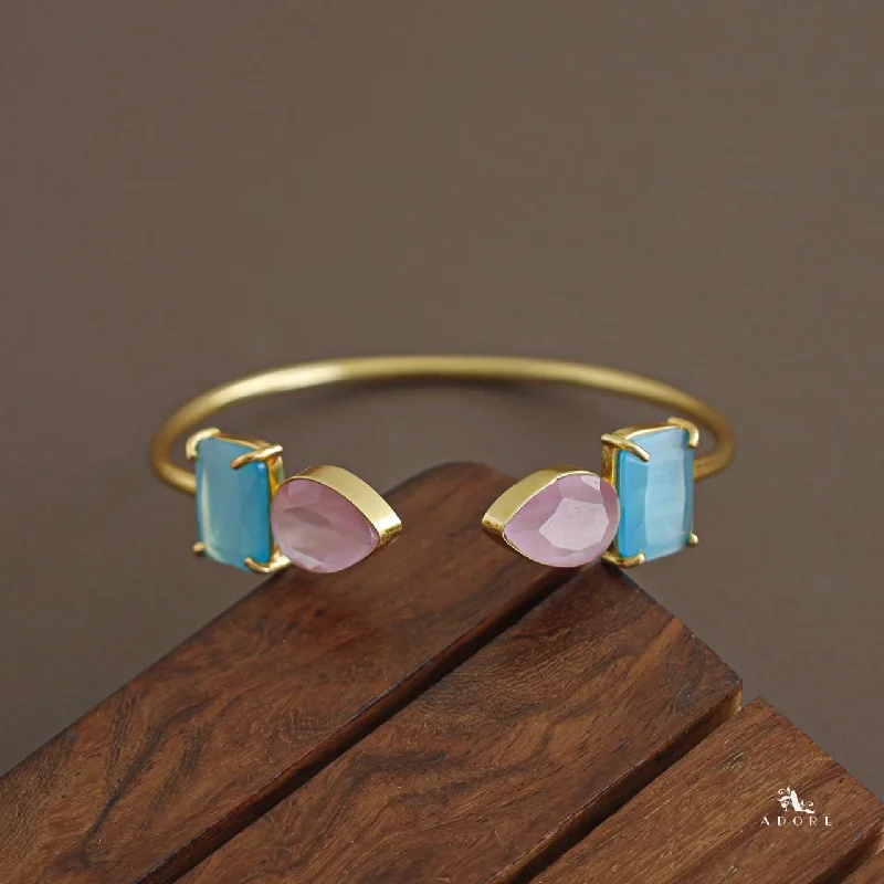 Elevate Your Outfit With Discounted Statement Jewelry Delphi Rectangle + Drop Bangle Elevate Your Outfit With Discounted Statement Jewelry Delphi Rectangle + Drop Bangle