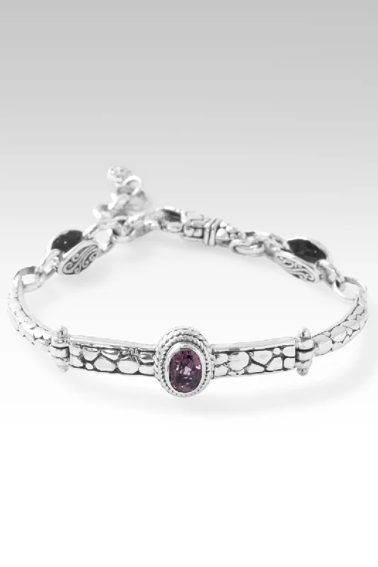 Grab Exquisite Jewelry At The Lowest Prices Divine Purpose Bracelet™ in Elderberry Spinel Grab Exquisite Jewelry At The Lowest Prices Divine Purpose Bracelet™ in Elderberry Spinel